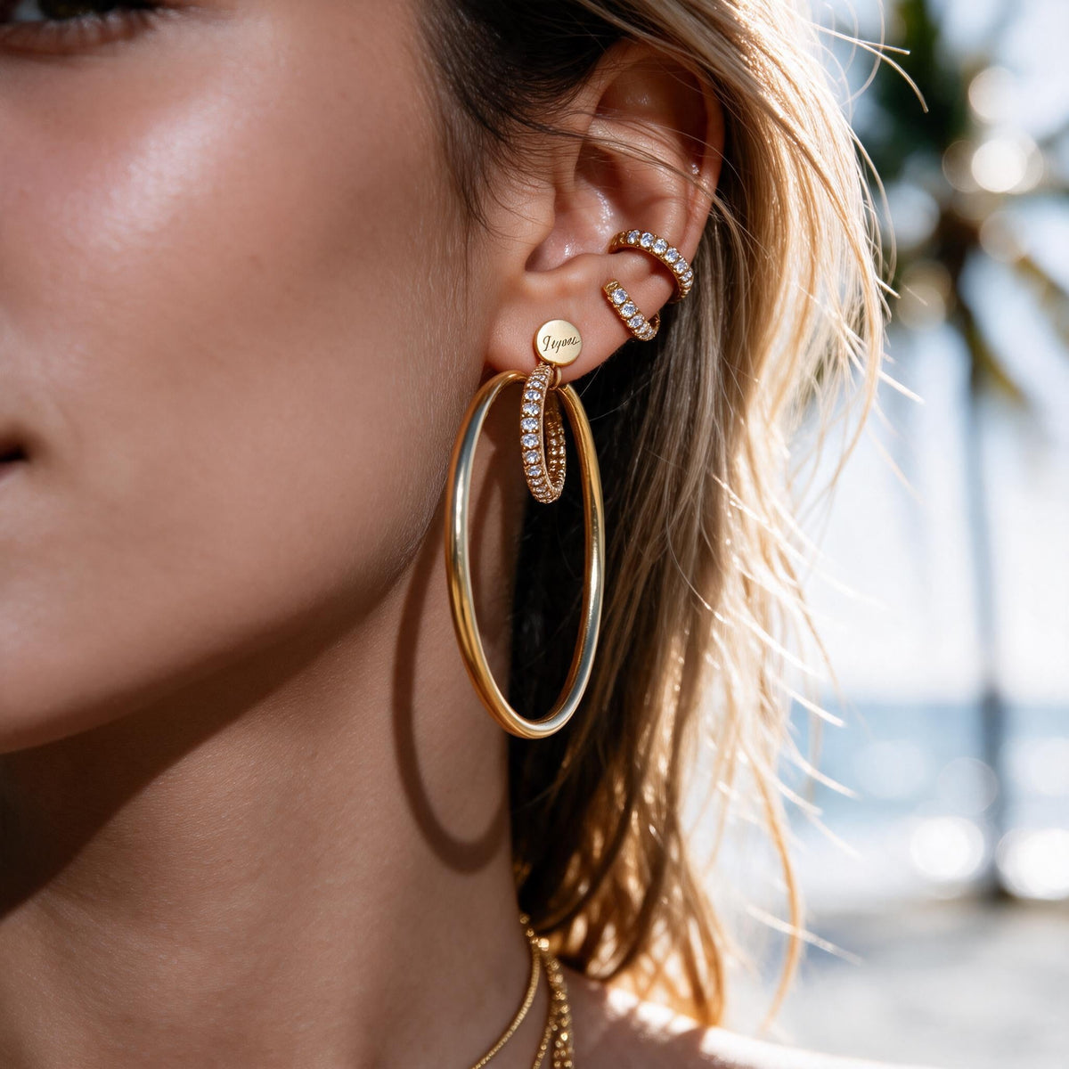 Personalized keepsake earrings by Nue Jewelry