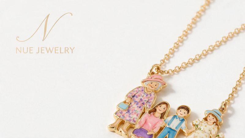 Photo Enamel Charm series