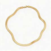 Engraved Herringbone Necklace