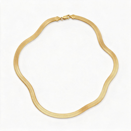 Engraved Herringbone Necklace