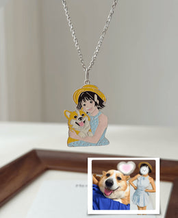 Children's Drawing Keepsake Necklace